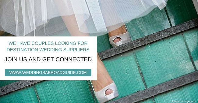 Advertise on weddings abroad guide and grow your business with us, find out more!