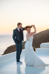 Aegialis Weddings Amorgos Greece Hotel & Wedding Planning Testimonial Jessica | Weddings Abroad Guide