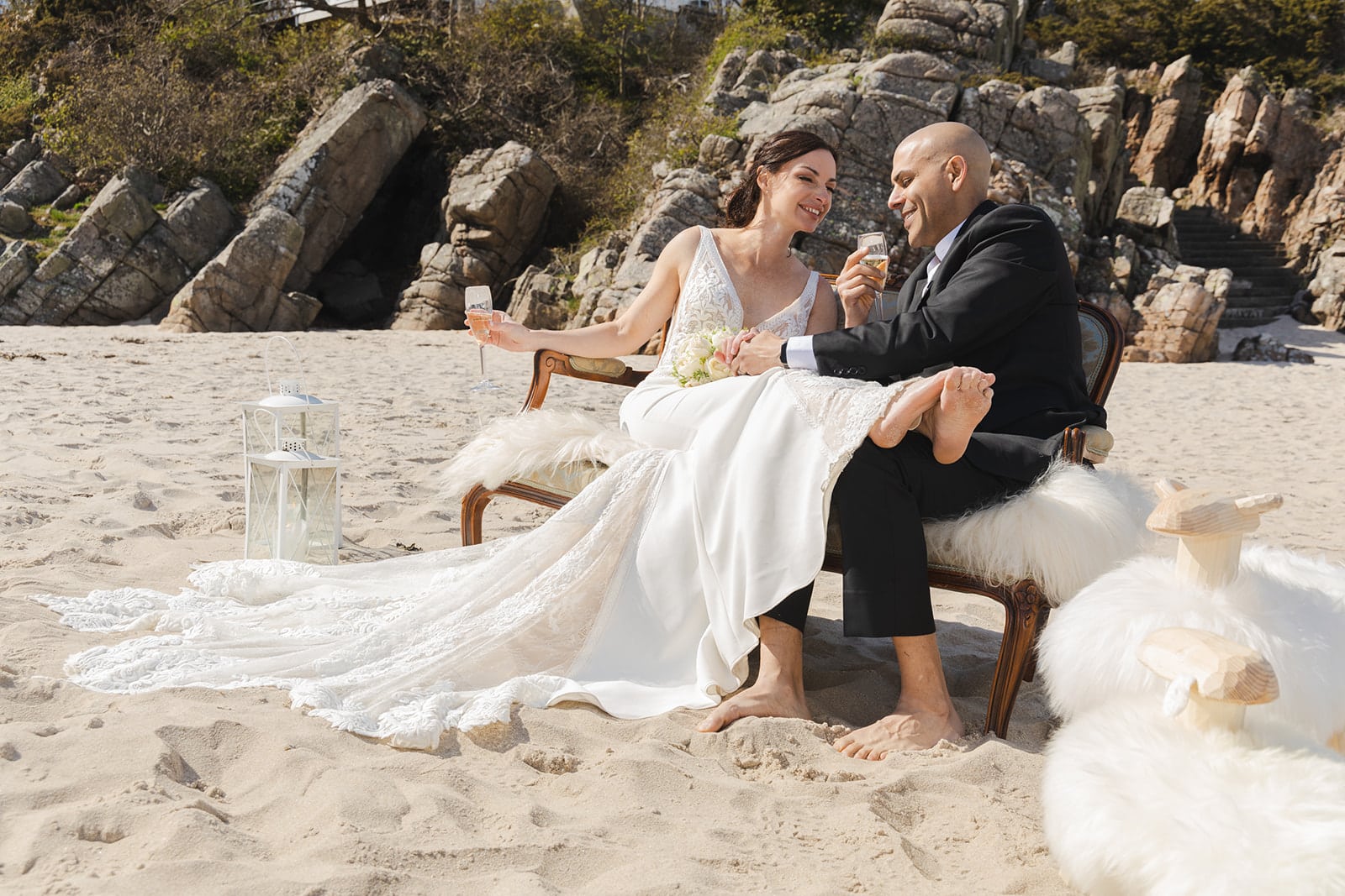 Angelina & Sharif's elopement destination wedding, Bornholm Island Denmark | Nordic Adventure Weddings