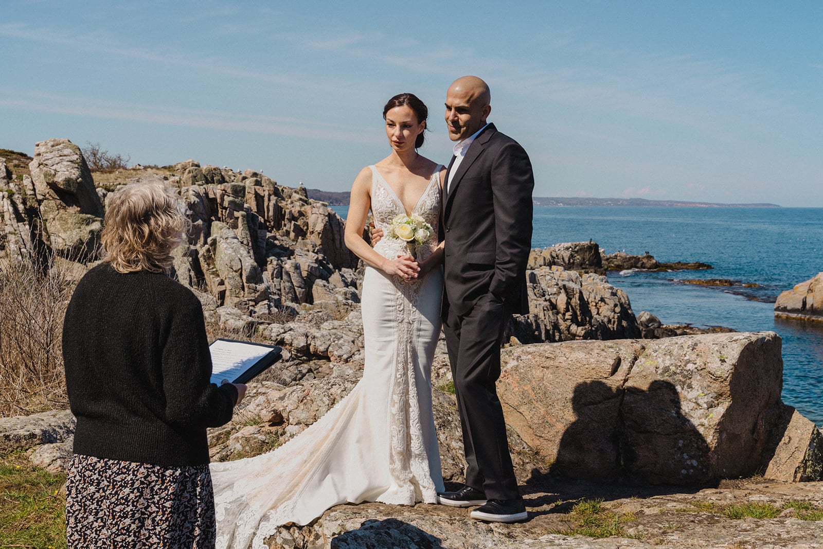 Angelina & Sharif's elopement destination wedding, Bornholm Island Denmark | Nordic Adventure Weddings