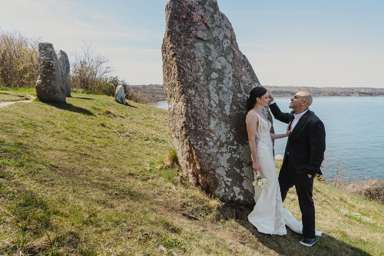 Angelina & Sharif's elopement destination wedding, Bornholm Island Denmark | Nordic Adventure Weddings