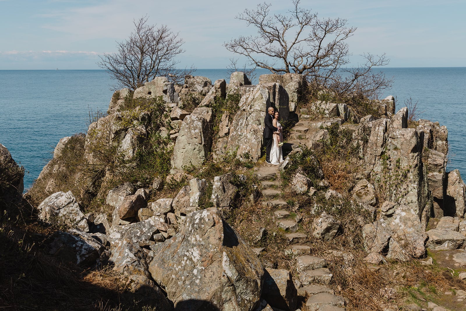 Angelina & Sharif's elopement destination wedding, Bornholm Island Denmark | Nordic Adventure Weddings