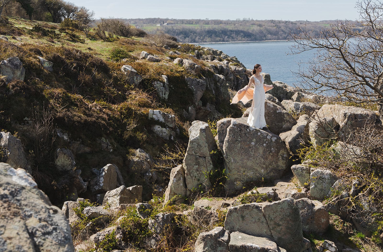 Angelina & Sharif's elopement destination wedding, Bornholm Island Denmark | Nordic Adventure Weddings