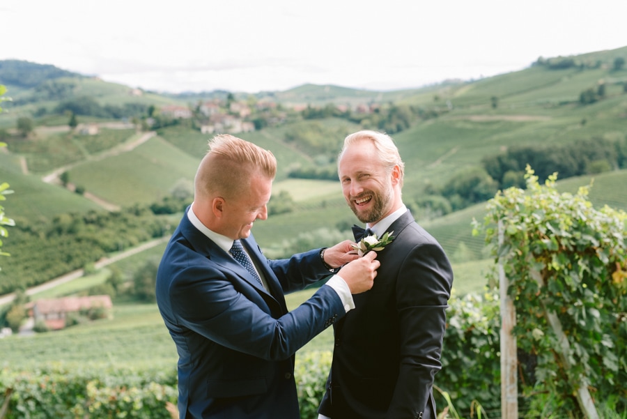 Elise & Anders Destination Wedding in La Morra Piedmont, Italy | Extraordinary Weddings by Barbara Gourdain | Marta Guenzi Photography