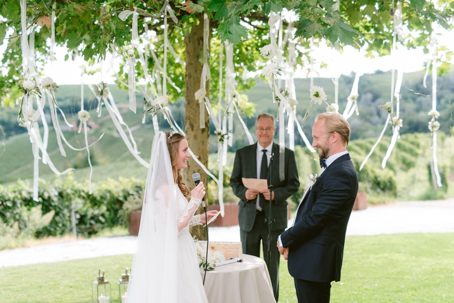 Elise & Anders Destination Wedding in La Morra Piedmont, Italy | Extraordinary Weddings by Barbara Gourdain | Marta Guenzi Photography