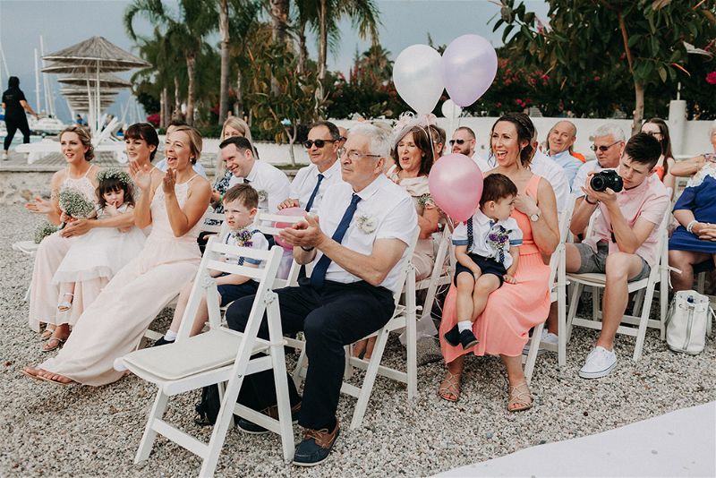 Fethiye Beach Wedding Turkey by EGG Organisation photography by numbeos.com -Ali & Paul's Real Wedding Story Weddings Abroad Guide