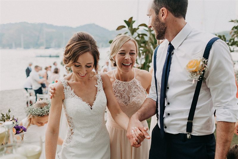 Fethiye Beach Wedding Turkey by EGG Organisation photography by numbeos.com -Ali & Paul's Real Wedding Story Weddings Abroad Guide