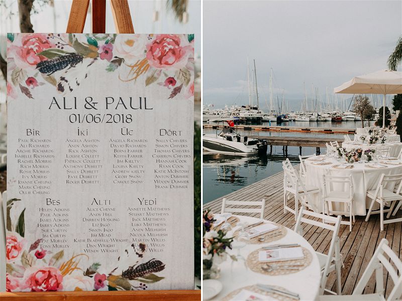 Fethiye Beach Wedding Turkey by EGG Organisation photography by numbeos.com -Ali & Paul's Real Wedding Story Weddings Abroad Guide