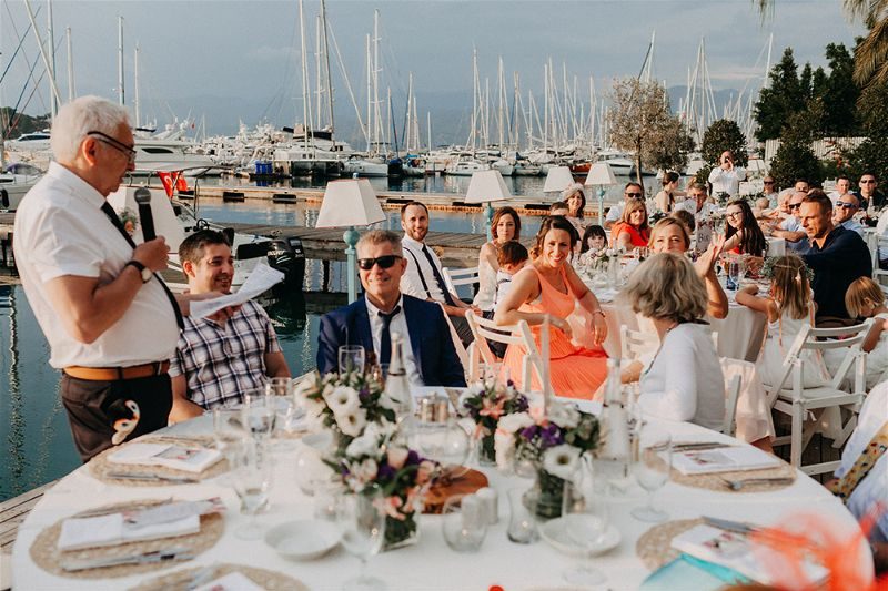 Fethiye Beach Wedding Turkey by EGG Organisation photography by numbeos.com -Ali & Paul's Real Wedding Story Weddings Abroad Guide