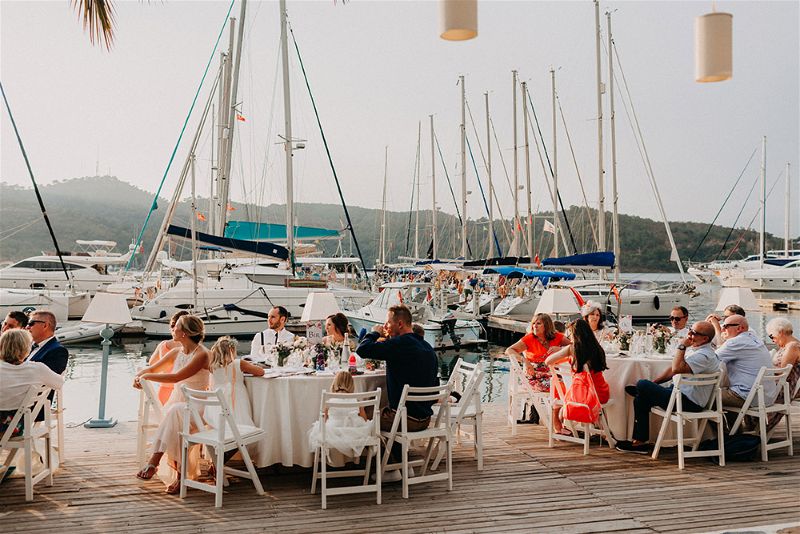 Fethiye Beach Wedding Turkey by EGG Organisation photography by numbeos.com -Ali & Paul's Real Wedding Story Weddings Abroad Guide