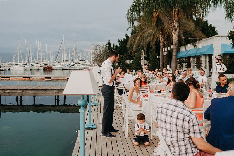 Fethiye Beach Wedding Turkey by EGG Organisation photography by numbeos.com -Ali & Paul's Real Wedding Story Weddings Abroad Guide