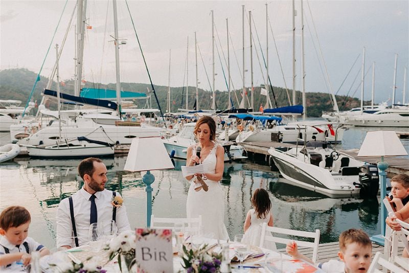 Fethiye Beach Wedding Turkey by EGG Organisation photography by numbeos.com -Ali & Paul's Real Wedding Story Weddings Abroad Guide