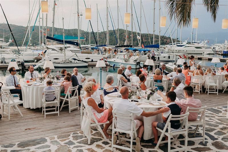 Fethiye Beach Wedding Turkey by EGG Organisation photography by numbeos.com -Ali & Paul's Real Wedding Story Weddings Abroad Guide