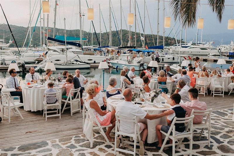 Fethiye Beach Wedding Turkey by EGG Organisation photography by numbeos.com -Ali & Paul's Real Wedding Story Weddings Abroad Guide