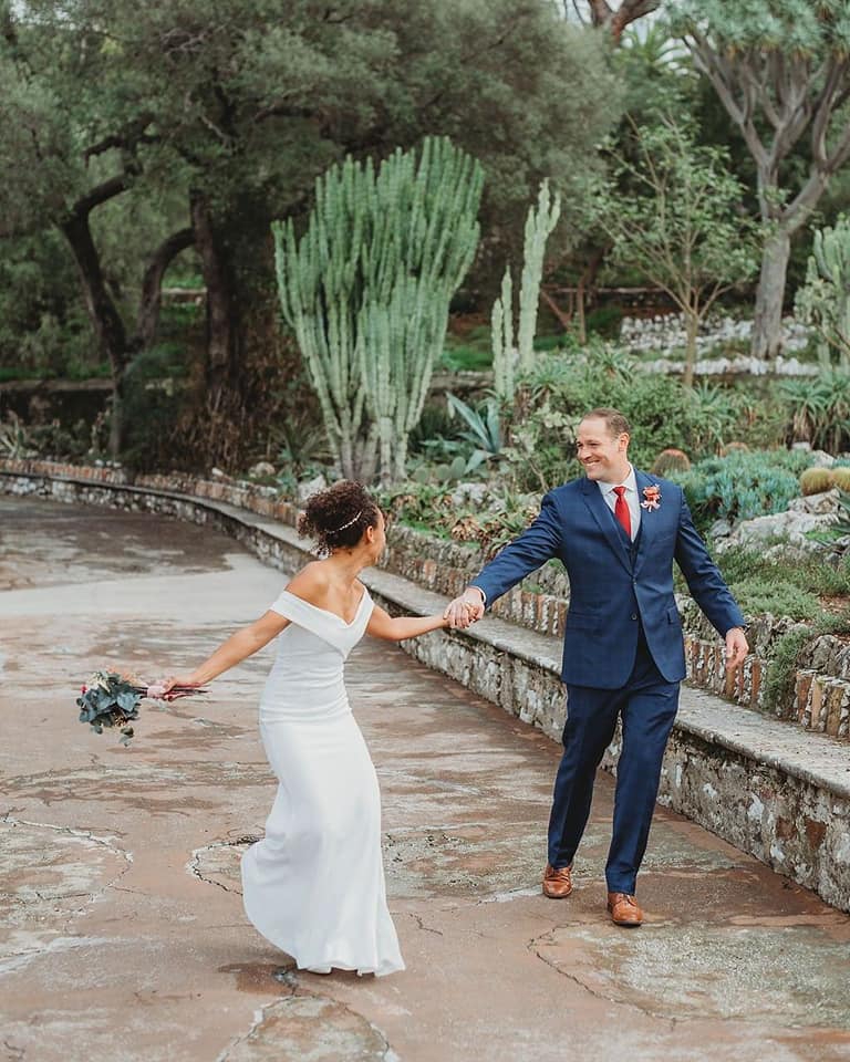 Get Married in Gibraltar by Marry Abroad Simply | Photography @annamielphotography.