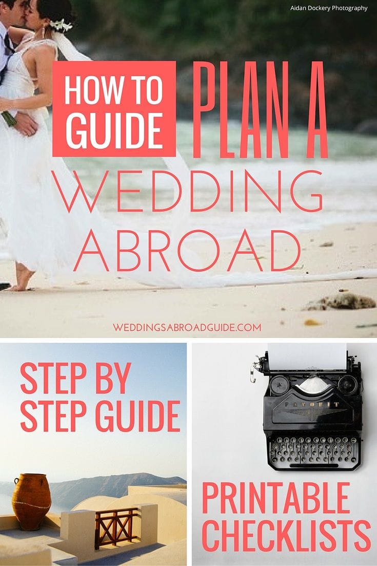 Your step by step guide to destination weddings.So this is where your journey begins…let’s start planning your wedding abroad! Wedding abroad planning checklists, destination wedding etiquette, hints & tips on choosing your wedding venue plus so much more.