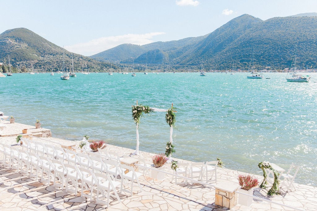 Lauren & Mark's Greek Wedding Abroad | planned by Lefkas Wedding - Wedding Planners in Greece | Photography by Maxeen Kim Photography