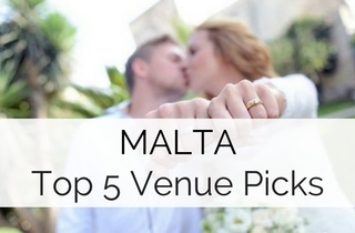 Malta Destination Wedding Guide - Top 5 Venue Picks