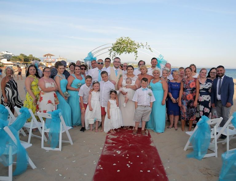 E&J's Beach Wedding Altinkum Turkey Real Destination Wedding Cost Breakdown | Let's Group Wedding Turkey