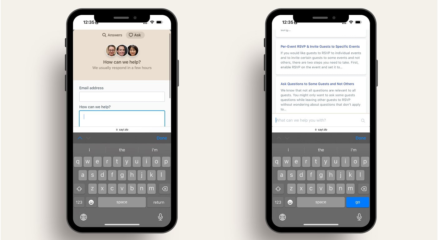 Say I Do Personal Wedding Website Guests' Questions