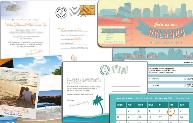 Sending Wedding Abroad Invitations - Find out when to send and ask for RSVP's //weddinginvitationdesigner.com - weddingsabroadguide.com