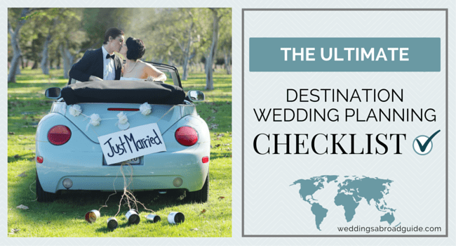 Downloadable Destination Wedding Planning Checklist